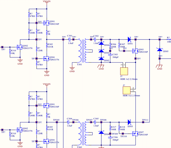 Power Measurements Schematic Development